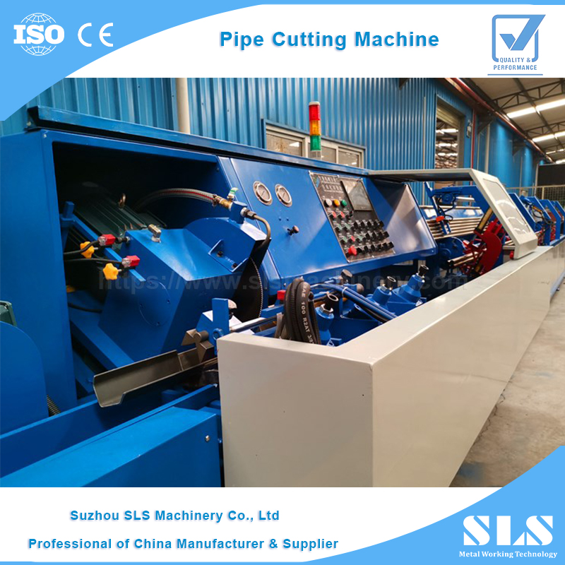 Máquina de corte de tubo de longitud automática MC-400CNC-ML completa